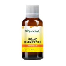 Nature's Shield Organic Lemongrass Essential Oil 50 ml