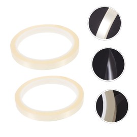 TEHAUX 8rolls High Temperature Tape Heat Resistant Tape for Circuit No Residue for Htv Sublimation Electronic Repair and Projects