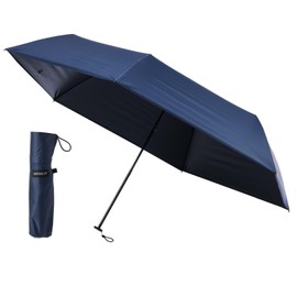 estaa 30225 Men's Parasol [Lightweight] Light Shading Thermal Protection Sun or Rainy Sun UV [estaa] Men's Folding Umbrella, blue (navy blue)