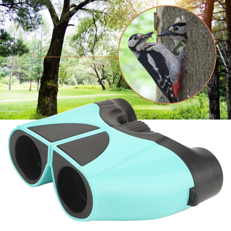 10X22 Plastic Compact Body Outdoor Portable Easy Focusing Binocular Telescope