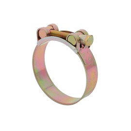 4Pcs 26-28mm Pipe Clamp T-Bolt Clamp Heavy Duty Hose Clamp Petrol Clips 2mm Adjustable Hose Clamp