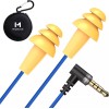 MIPEACE Comfortable Noise Cancelling Universal Blue Earbuds Sweat Resistant For