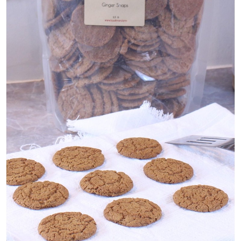 Kauffman Orchards Ginger Snap Cookies, Bulk 3.5 Pound Bag