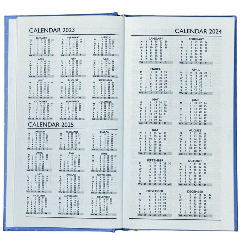2025 Week To View Diary Slim Diary And Fashion Diary