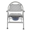 LyeXD Folding Bedside Commode Chair for Elderly, 4 in 1