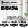 CHKOSDA Digital Wall Clock with Large Display, 28.4‘’LED 6-Digit Large