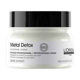 L'Oréal Professionnel Metal Detox Mascarilla Capilar Anti-Metales, Cabello más Suave y Nutrido, Reduce el Quiebre, Protege el Color y Aumenta el Brillo, 250 ml