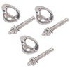 3Pair Rock Climbing Bolt Hanger Stainless Steel Climbing Anchor for