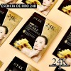 Mascarilla Facial Oro 24k Acido Hialuronico Reafirmante 10pz