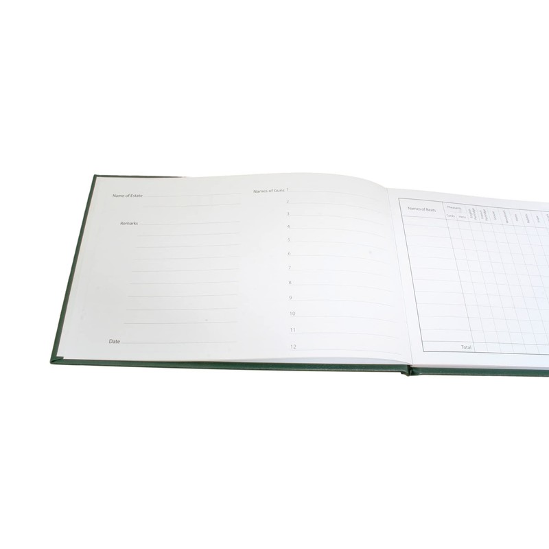 Pheasant Game Bird Record Book Register Shooting Day Journal Gamekeeper