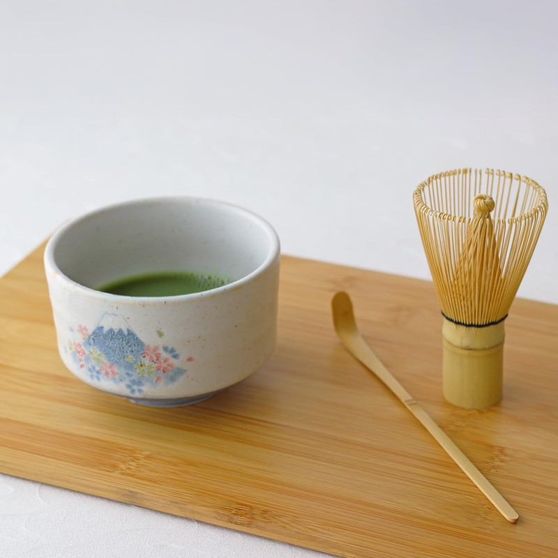 Dolce duo MW-1855 Matcha Bowl, Sakura Fuji Mino Ware, 4.3