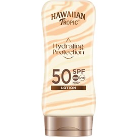 HAWAIIAN Tropic Hawaiian Tropic Silk Hydration Protective Sun Lotion Sunscreen SPF 50, 180 ml, 1 piece, red