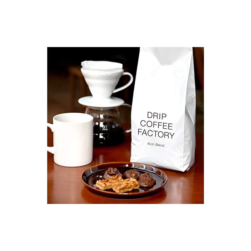 Drip Coffee Factory Rich Blend Coffee, Medium Grind, 14.1 oz