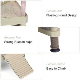 PETSOOO Reptile Turtle PlayTerrace Basking Floating Platform NFF-07 Small