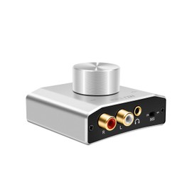 REIYIN DA-SUPER 192kHz 24bit High Performance DAC Digital (Type-C USB/Optical/Coaxial) Input to Analog (RCA/AUX) Output Toslink/Coaxial to RCA/AUX Audio Converter/DA Converter/Head Amplifier/3.5mm