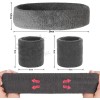 Set Rodillera Elástica Gym Con Diadema Deportiva Y Muñequera
