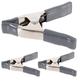COHEALI 3pcs Heavy Duty Metal Spring Clips for Photography Backdrops Durable Clamps with Wear Resistant Coating for Woodworking Camping and Home Improvement Projects