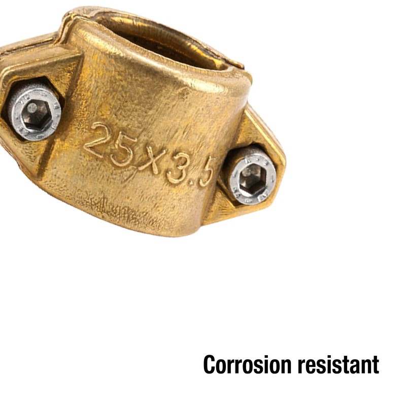 Gardena Clamping shells: brass hose clamp for attaching suction or