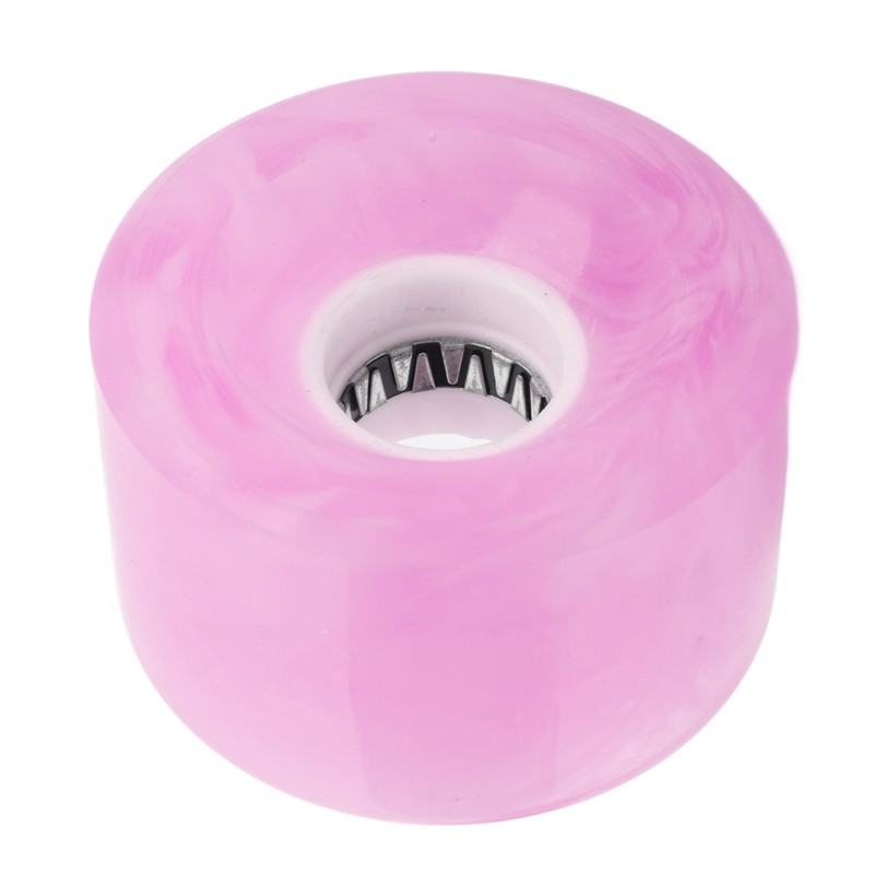 4Pcs Skateboard Wheel Set Replacement 78A Hardness PU Translucent Flashing