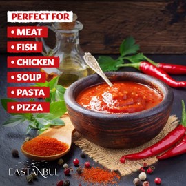 Eastanbul Cayenne Pepper, 1.1lb, Turkish Bulk Cayenne Pepper Powder, Very Hot Chili Cyan Powder, One Ingredient, Premium Quality, Vibrant Color, Single Origin, No Additives, Non-GMO, Pmienta de Cayena