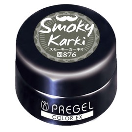 PRE GEL Color EX Smoky Khaki R876 0.1 oz (3 g) UV/LED Compatible Taiwan