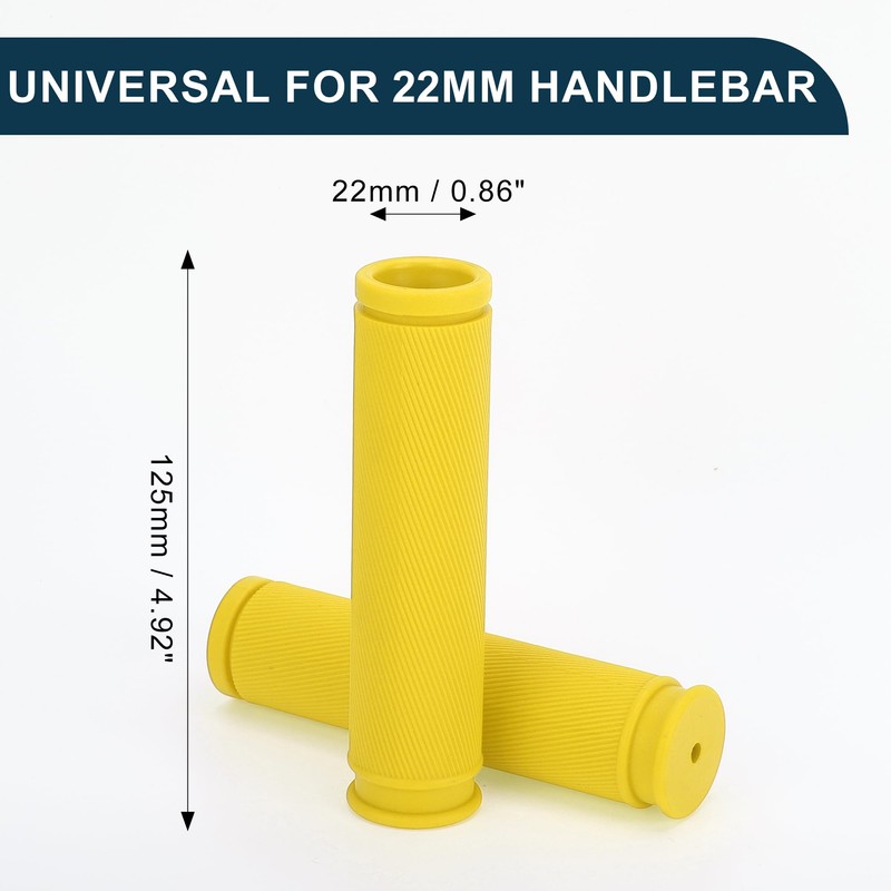 TUCKBOLD Bike Handlebar Grips Covers 125mm Long Lightweight | Bicycle