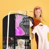 CvoMep 6 Pcs Garment Bags for Dance Costumes Waterproof Hanging