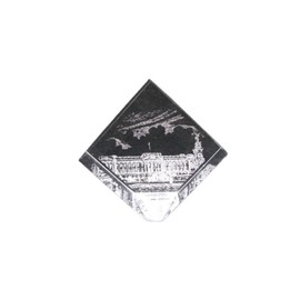 The Majestic Buckingham Palace London Landmark Souvenir Acrylic Paperweight Clear Transparent Small Height 5cm