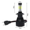 Kit De Faros Delanteros De 4 Lados H7 9005 Led