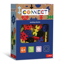 Connect 61987 Set Basic Boy-70 Bausteine in Verschiedenen Formen, Kreatives Spielzeug für Erwachsene und Kinder ab 4 Jahren, Mehrfabrig