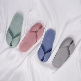 Slimper Original 2pcs SET Bathroom shoes, door jam prevention bathroom shoes, cream white (250mm) cream white (250mm)_calming silver (260mm) calming silver (260mm) / 슬림퍼 오리지널 2개 SET 욕실화 문걸림 방지 욕실화, 크림화이트(250mm)크림화이트(250mm)_카밍실버(260mm)카밍실버(260mm)