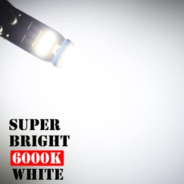 JDM ASTAR 3S9 Extremely Bright 360-Degree Shine 194 168 175 2825 T10 6000K White LED Bulbs (Pack of 10)