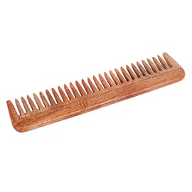 SVATV Handmade NEEM WOOD Detangling Comb for Thick, Curly and Wavy Hair, Non-Static and Environmentally Friendly N-76