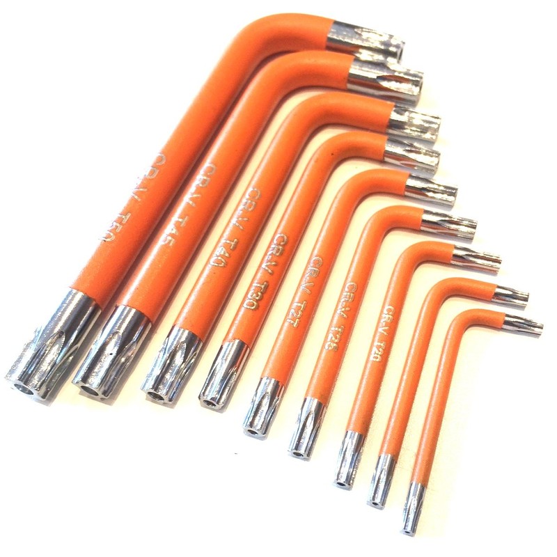 GOBEST GB-0012 Short Torx Security Tamper Proof Key Set 9
