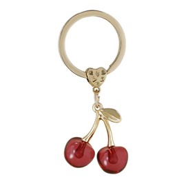 XFSRG Cherry Keyring Bag Pendant Key Ring Versatile Key Ring Key Accessory Gift for Women, red, Unit size