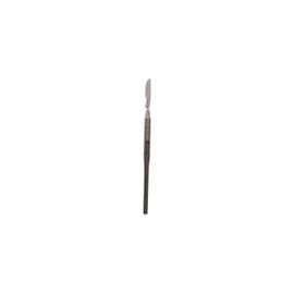 Wise Surgical Scalpel Blade Handle Straight Round Allows Easy Rotation in Difficult-to-Reach Areas