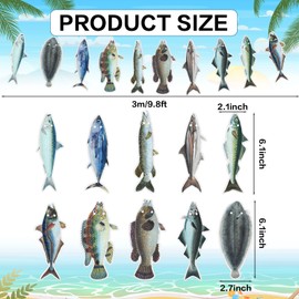 Qeeenar 5 Gone Fishing Pancartas de Cumpleaños de Pescar para Fiesta Banner de Fiesta de Pescado Colgante de Cuerda Decoraciones de Papel de Cumpleaños para Pescador Verano Jubilación (Estilo Simple)