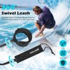 Mellbree Surfboard Leash, 10ft 7mm/6ft 5.5mm Premium Surf Leash SUP
