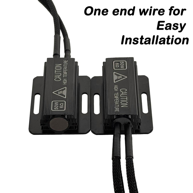 H13 9008 LED Load Resistor Adapter 50W 6Ohm Upgraded Canbus