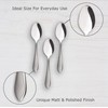 iBrandz Silver Teaspoons Set of 6-18/10 Stainless Steel Hospitality Grade