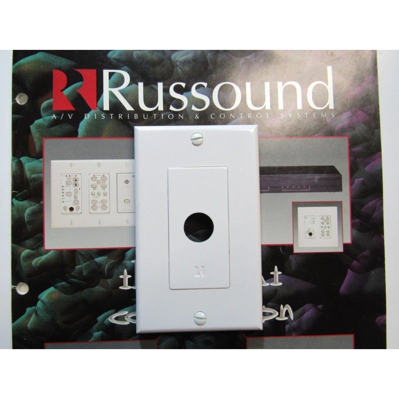 Russound White Wall Plate for Impedance Matching Volume ALT, LPT,