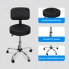 ZenStyle Adjustable Salon Stool Hydraulic Rolling Stools Tattoo Massage Medical