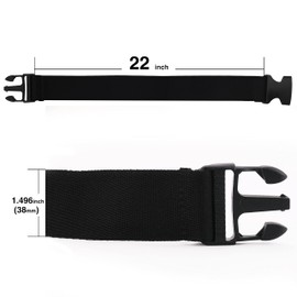 Nurse's Fanny pack extension belt, massage Fanny pack extension belt, tool kit extension belt, multi-compartment extension belt (YRYD-60 BLACK)