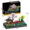 Architectural Building Set, 2280Pcs Japanese Zen Gardens and Meditation Cherry