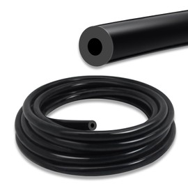 SDZONGES Vacuum Hose Automotive, 1/8"(3mm) ID Vacuum Hose, 5FT Vacuum Lines Automotive, 130PSI Max Pressure Silicone Vacuum Hose, Vacuum Tube Black.