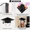 SARATA Graduation Cap Headband, Grad Cap Band with Adhesive Felt,