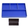 Ongwan Screw Tray Aluminum 4 Grid RC Repair Screw Tray
