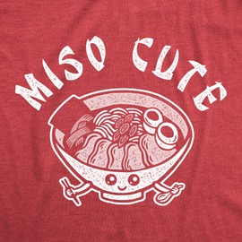 Miso Cute Dog Shirt Funny Saying Cute Graphic Hilarious Design Quote Novelty Tee Food Shirt for Dogs Funny Dog Puppy Shirt Red XL