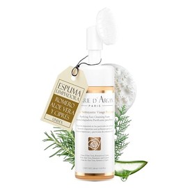Espuma Limpiador Facial Purificante 150ml | Skin Care Aloe Vera, Romero, Ciprés | Matificante, Cierra Poros | Para Todo Tipo De Piel | Libre de Parabenos | Marie D’Argan