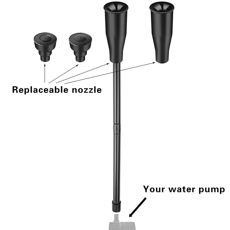 Water fountain nozzle for Garden, Ponds, Tabletop Fish Ponds, 8